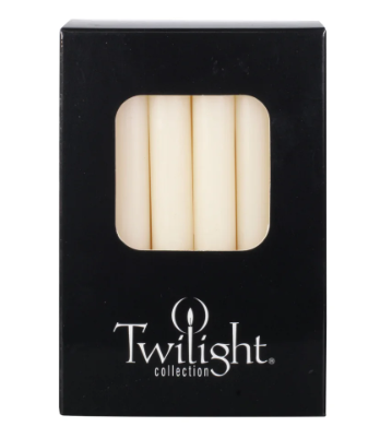 Twilight 10" Candles -6 pack /Mini 4.5" Candles-12pack/French Perforated Dripless Candles(S/8)