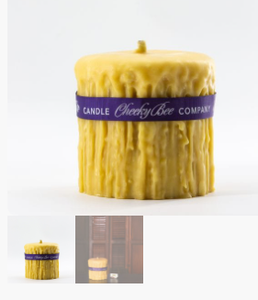 Beeswax Candles -Natural Color