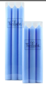 Twilight 10" Candles -6 pack /Mini 4.5" Candles-12pack/French Perforated Dripless Candles(S/8)